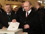 Путин, за которого проголосовало 45,4 миллиона россиян (63,75%), принес выдвинувшей его "Единой России" 908 миллионов рублей