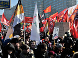 Митинг "За честные выборы" на Новом Арбате в Москве, 10 марта 2012 года