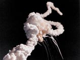 Challenger потерпел катастрофу на 73-й секунде полета, когда на высоте 14 км произошел отрыв левого твердотопливного ускорителя от крепления Challenger потерпел катастрофу на 73-й секунде полета, когда на высоте 14 км произошел отрыв левого твердотопливного ускорителя от крепления
