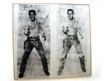 Аукционный дом Sotheby's объявил в четверг о том, что выставляет на аукцион 9 мая портрет Элвиса Пресли работы Энди Уорхола. Работа "Двойной Элвис" 1963 года оценивается в 30-50 миллионов долларов