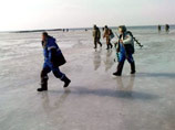 111 рыбаков сняты со льда Финского  залива
