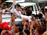 Лидер оппозиционной Национальной лиги за демократию (НЛД) Мьянмы, лауреат Нобелевской премии мира за 1991 год Аун Сан Су Чжи ранее указывала, что выборы не являются "подлинно свободными и справедливыми"
