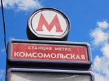 По неустановленной причине резко остановился эскалатор на одной из самых загруженных станций московского метрополитена - "Комсомольской"