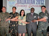 Церемония открытия военных учений "Balitikan 2012"