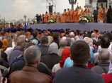 Молитвенное стояние в Москве на Западе сочли "демонстрацией силы церкви в путинском государстве"