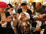 Крестниками Патриарха стали еще 410 детей. Всего теперь у Илии II 11 тысяч подопечных