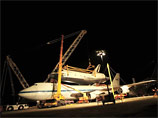 NASA опубликовала ускоренное ВИДЕО "отстыковки" шаттла, пролетевшего на спине у Boeing-747