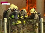 Крупный пожар случился на строительном рынке в Подмосковье Крупный пожар случился на строительном рынке в Подмосковье