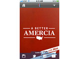 В первой версии программы I'm with Mitt ("Я с Миттом") разработчики не сладили со словом "Америка", извратив лозунг политика "A Better America". На заглавной странице приложения перепутали местами буквы, написав "Лучшая Амеркиа"