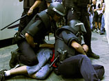 В Мадриде полицейские противостоят волнениям шахтеров: есть пострадавшие