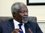 Кофи Аннан выразил признательность России за "постоянное содействие его усилиям по мирному разрешению кризиса в Сирии и подтвердил готовность и далее активно действовать для претворения в жизнь своего мирного плана"