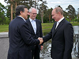 Европейскую делегацию возглавляют председатель Европейского совета Херман Ван Ромпей и председатель Европейской комиссии Жозе Мануэл Баррозу