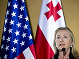 Касаясь проблемы непризнанных республик, Хиллари Клинтон отметила, что с целью содействия мирному урегулированию конфликта американские диппредставительства во всем мире получат директиву считать действительными так называемые "нейтральные" паспорта