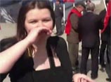Ульяновскую студентку сняли на ВИДЕО после "избиения": "Меня ударил Удальцов! Прикиньте!"