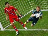 Российские футболисты сыграли вничью с поляками на Евро-2012