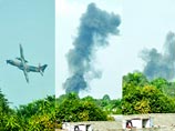 Самолет Fokker 27, предназначенный для перевозки пассажиров, упал на один из жилых районов Джакарты. На месте падения машины начался пожар. Очевидцы сообщают о том, что пламенем объяты, по меньшей мере, восемь домов