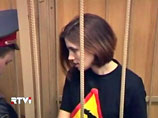 Напомним, 20 июня трем участницам Pussy Riot - Надежде Толоконниковой (на фото), Марие Алехиной и Екатерине Самуцевич - был до 24 июля продлен срок содержания под стражей