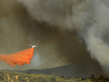 Крушение американского самолета, тушившего пожар в США, остановило борьбу с огнем в районе Скалистых гор