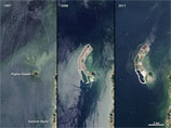 ВИДЕО из космоса: американские военные построили в Атлантике таинственный искусственный остров