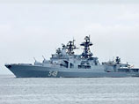 Россию на учениях представляет большой противолодочный корабль проекта 1155 "Адмирал Пантелеев"