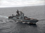 Большой противолодочный корабль (БПК) "Адмирал Чабаненко" и три больших десантных корабля вышли во вторник из Североморска и взял курс к берегам Сирии