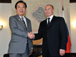 Йосихико Нода и Владимир Путин, 18 июня 2012 года