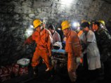 В Китае благополучно подняты на поверхность 53 человека из обвалившейся угольной шахты