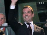 Медведев пожелал удачи российской сборной в Твиттере