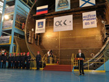 Президент РФ Владимир Путин в ходе своего визита в Североморск принял участие в церемонии закладки головного стратегического подводного ракетоносца "Князь Владимир"