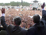 Президенты Польши и Германии открыли польский рок-фестиваль "Остановка Вудсток"