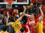 Победную серию российских баскетболистов на Играх-2012 удалось прервать австралийцам
