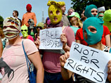 Акция поддержки Pussy Riot в Берлине, 17 августа 2012 года Акция поддержки Pussy Riot в Берлине, 17 августа 2012 года