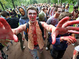 Хорошо организованный зомби-моб прошел в Таврическом саду