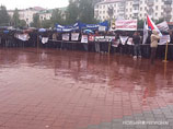 Жители уральского моногорода вышли на митинг в защиту алюминиевого завода