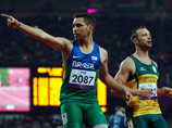 Четырехкратный паралимпийский чемпион Оскар Писториус сенсационно проиграл финал бега на 200 метров на Паралимпиаде в Лондоне 20-летнему бразильцу Алану Оливейре
