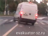 В Петербурге полицейские после погони и стрельбы задержали пьяного водителя фургона и его пассажиров