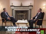 Владимир Путин в преддверии своего прибытия на саммит АТЭС дал первое телеинтервью в качестве нового президента России. В беседе с журналистом канала Russia Today глава государства ответил на множество вопросов по самым разным темам Владимир Путин в преддверии своего прибытия на саммит АТЭС дал первое телеинтервью в качестве нового президента России. В беседе с журналистом канала Russia Today глава государства ответил на множество вопросов по самым разным темам