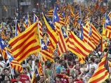Сотни тысяч каталонцев прошлись по Барселоне с требованием независимости от Испании