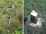 Полиция поймала на Алтае человека, повалившего крест Полиция поймала на Алтае человека, повалившего крест