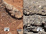 Марсоход Curiosity обнаружил следы воды - древнего марсианского ручья