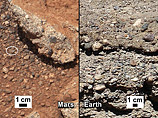 Марсоход Curiosity обнаружил следы воды - древнего марсианского ручья Марсоход Curiosity обнаружил следы воды - древнего марсианского ручья