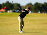 Майкл Фелпс делает первые успехи на поле для гольфа 
