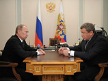 Рабочая встреча Владимира Путина с Игорем Слюняевым, 17 октября 2012 года