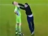 Фанат отправил голкипера в нокдаун прямо во время матча (ВИДЕО) Фанат отправил голкипера в нокдаун прямо во время матча (ВИДЕО)