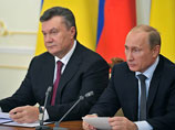 "По газовой сфере поговорим", - заявил Виктор Янукович, открывая беседу с главой РФ, который согласился с таким предложением