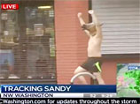 "Сэнди" рождает чудовищ: на улицы Вашингтона выскочили граждане в масках животных