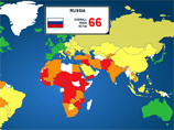 Россия не вошла в топ-50 наиболее процветающих стран, заняв в списке лишь 66 место