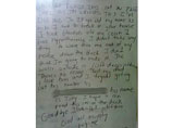 28-летний американец после массы злоключений, обрушившихся на него вместе со штормом "Сэнди", уже отчаялся спастись и написал отцу трогательное прощальное письмо.