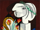 Полотно знаменитого испанского художника Пабло Пикассо (1881-1973 годы) "Натюрморт с тюльпанами" продано в четверг на торгах аукционного дома Sotheby's "Искусство импрессионизма и модернизма" в Нью-Йорке за 41,5 млн долларов