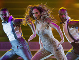 Дженнифер Лопес устроила в Москве "голые" танцы